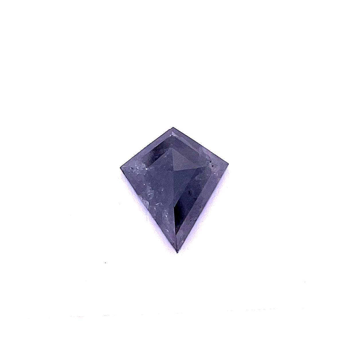 2.97 ct Shield Salt and Pepper Natural Diamond