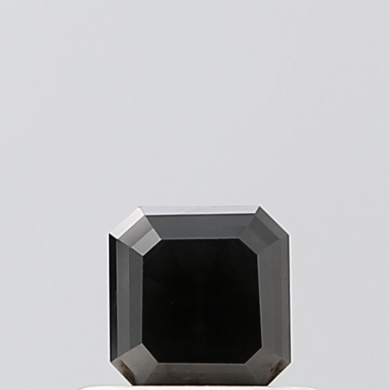0.44 ct Asscher Salt and Pepper Natural Diamond, VVS2