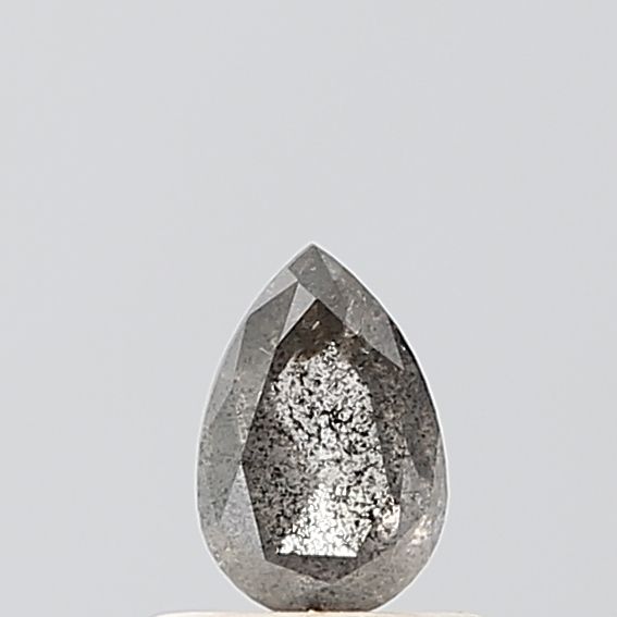 0.44 ct Pear Salt and Pepper Natural Diamond, VVS2