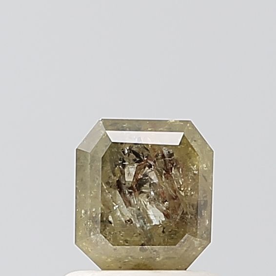 1.03 ct Emerald Salt and Pepper Natural Diamond, VVS2