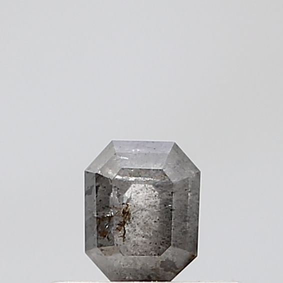 0.34 ct Emerald Salt and Pepper Natural Diamond, VVS2