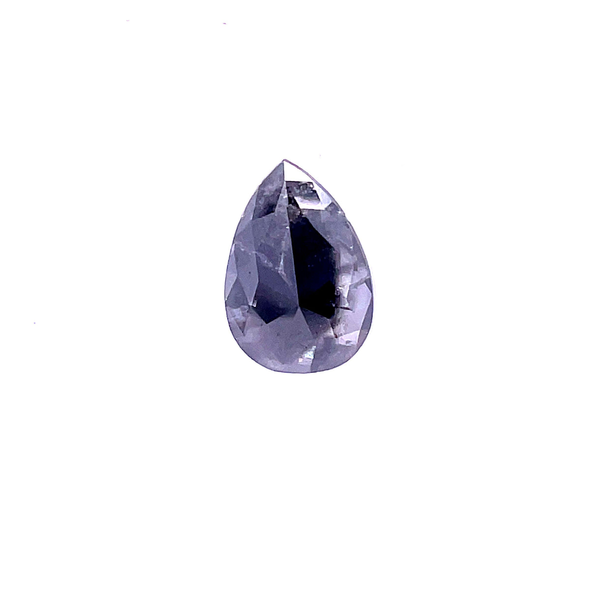 2.68 ct Pear Salt and Pepper Natural Diamond