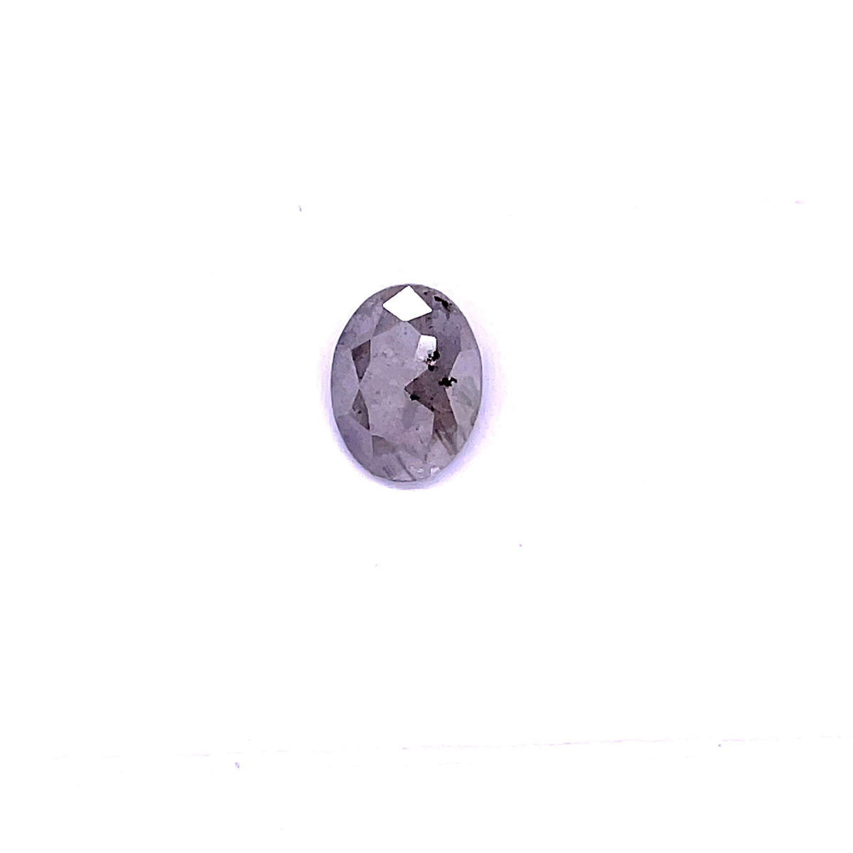 1.01 ct Oval Salt and Pepper Natural Diamond