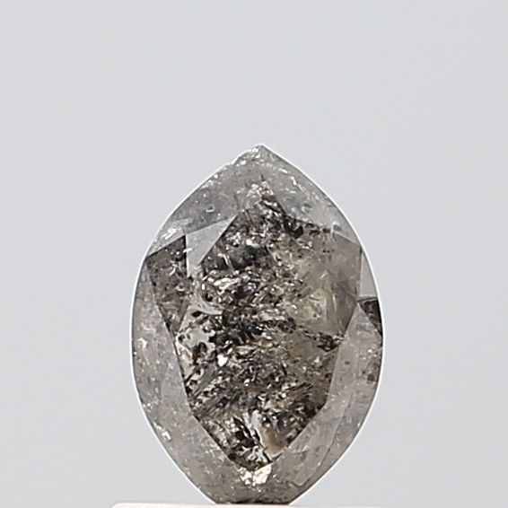 0.78 ct Marquise Salt and Pepper Natural Diamond, VS1