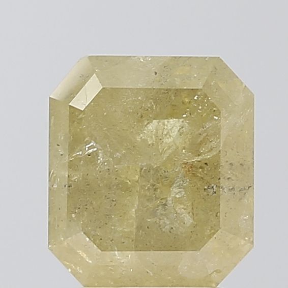 2.97 ct Emerald Salt and Pepper Natural Diamond, VVS2