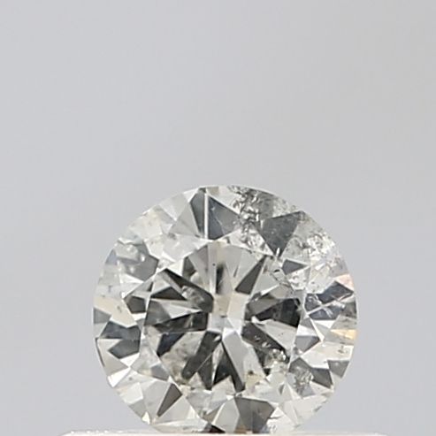 0.30 ct Round Salt and Pepper Natural Diamond, VVS1