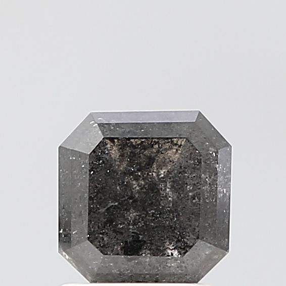 1.06 ct Emerald Salt and Pepper Natural Diamond, VVS2