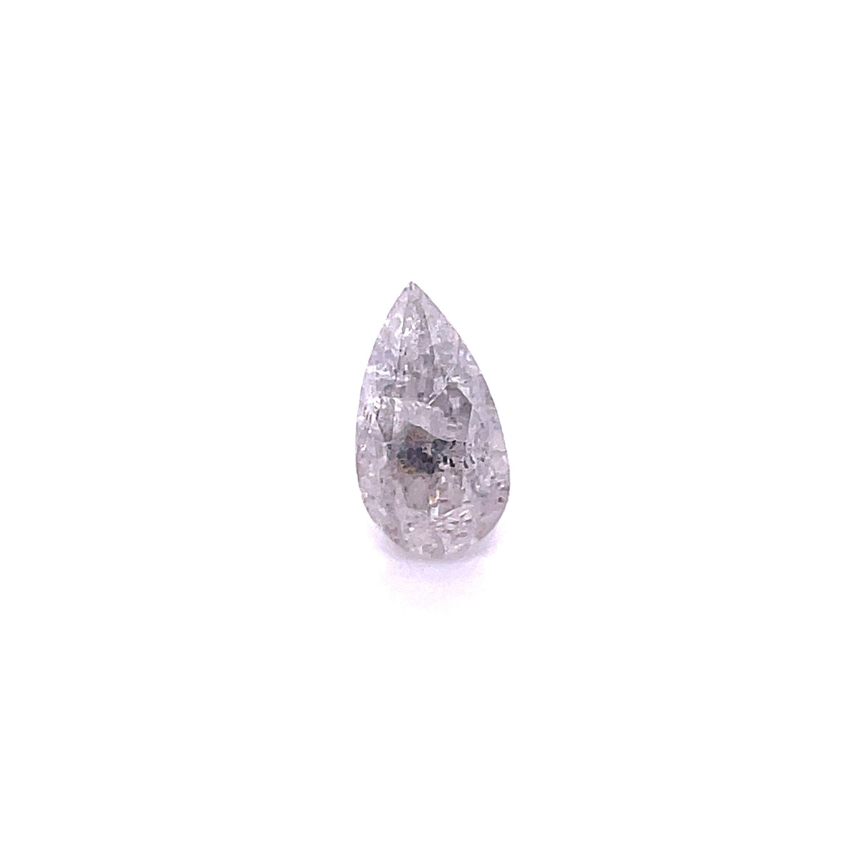 1.97 ct Pear Salt and Pepper Natural Diamond