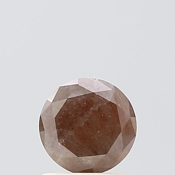 0.74 ct Round Salt and Pepper Natural Diamond, VVS2