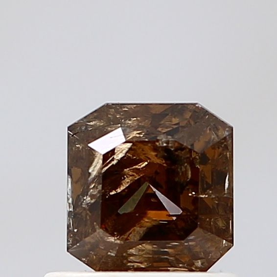 0.87 ct Emerald Salt and Pepper Natural Diamond, VS2