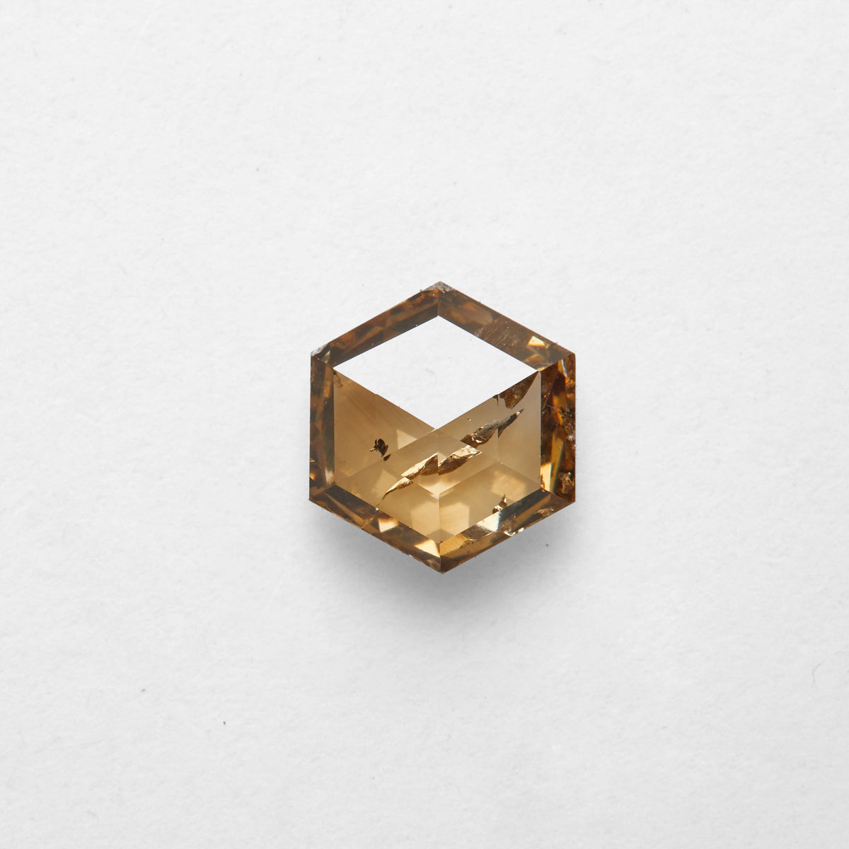 0.95 ct Hexagon Shape Rustic Diamond