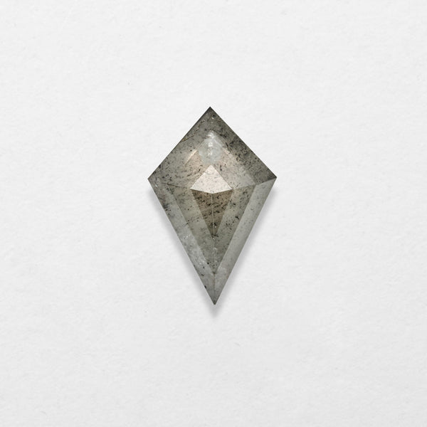 1.04 ct Kite Shape Salt and Pepper Natural Diamond