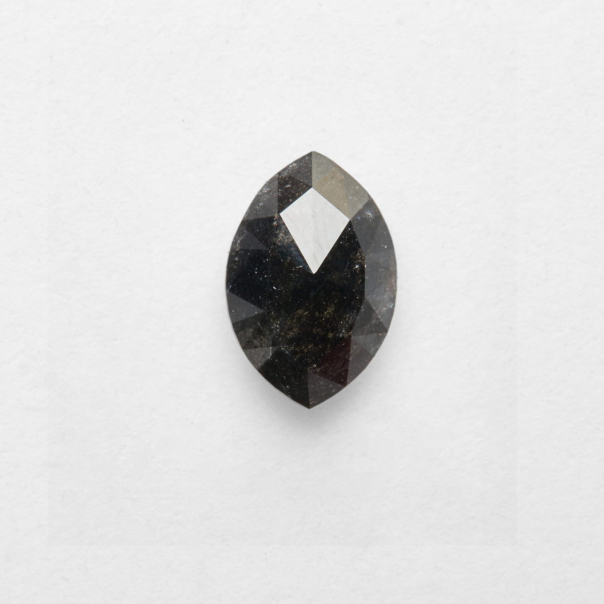 0.85 ct Marquise Salt and Pepper Diamond