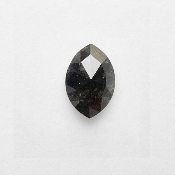 0.85 ct Marquise Salt and Pepper Diamond
