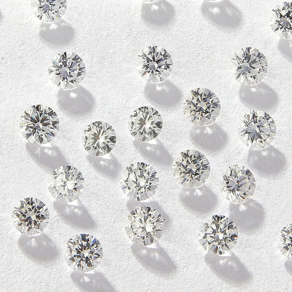 1.50 mm Round Natural White Melee Diamonds, DEF Color, VVS-VS1 Clarity