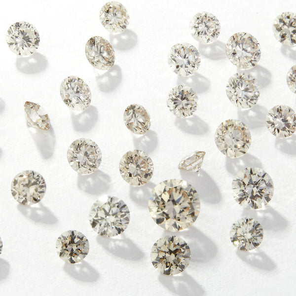 0.90 mm Round Natural White Melee Diamonds, IJKL Color, VVS-VS1 Clarity