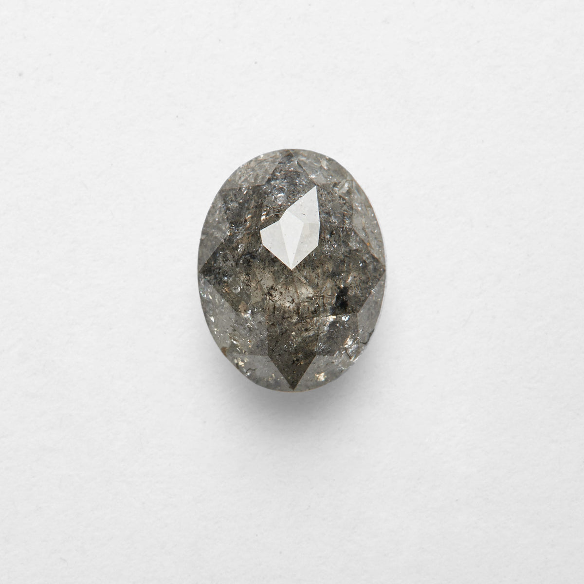 1.86 ct Oval Salt and Pepper Diamond