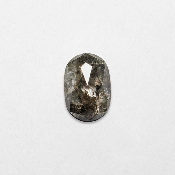 1.94 ct Oval Shape Salt and Pepper Natural Diamond