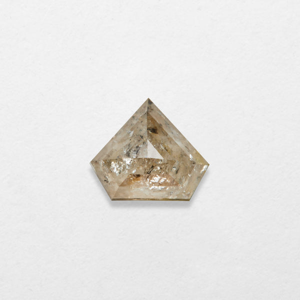 0.91 ct kite Shape Salt and Pepper Natural Diamond