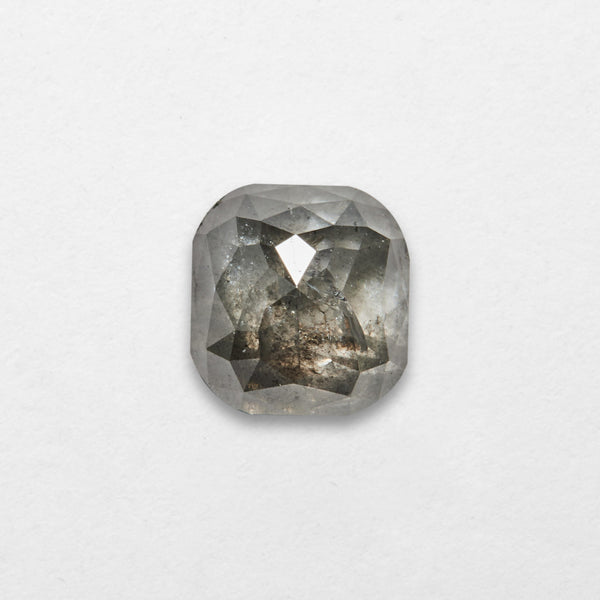 1.71 ct Cushion Shape Salt and Pepper Natural Diamond