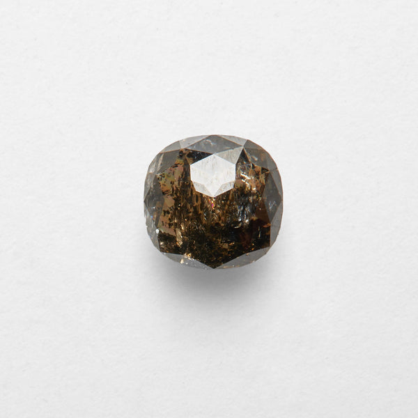 1.02 ct Cushion Shape Salt and Pepper Diamond