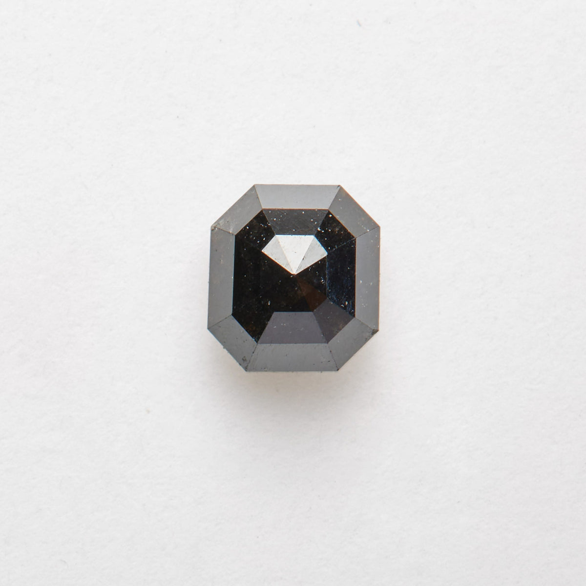 0.49 ct Asscher Cut Salt and Pepper Diamond