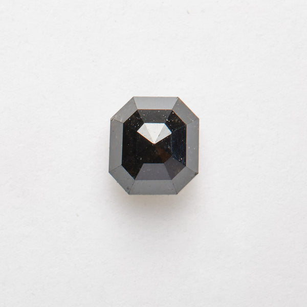 0.49 ct Asscher Cut Salt and Pepper Diamond
