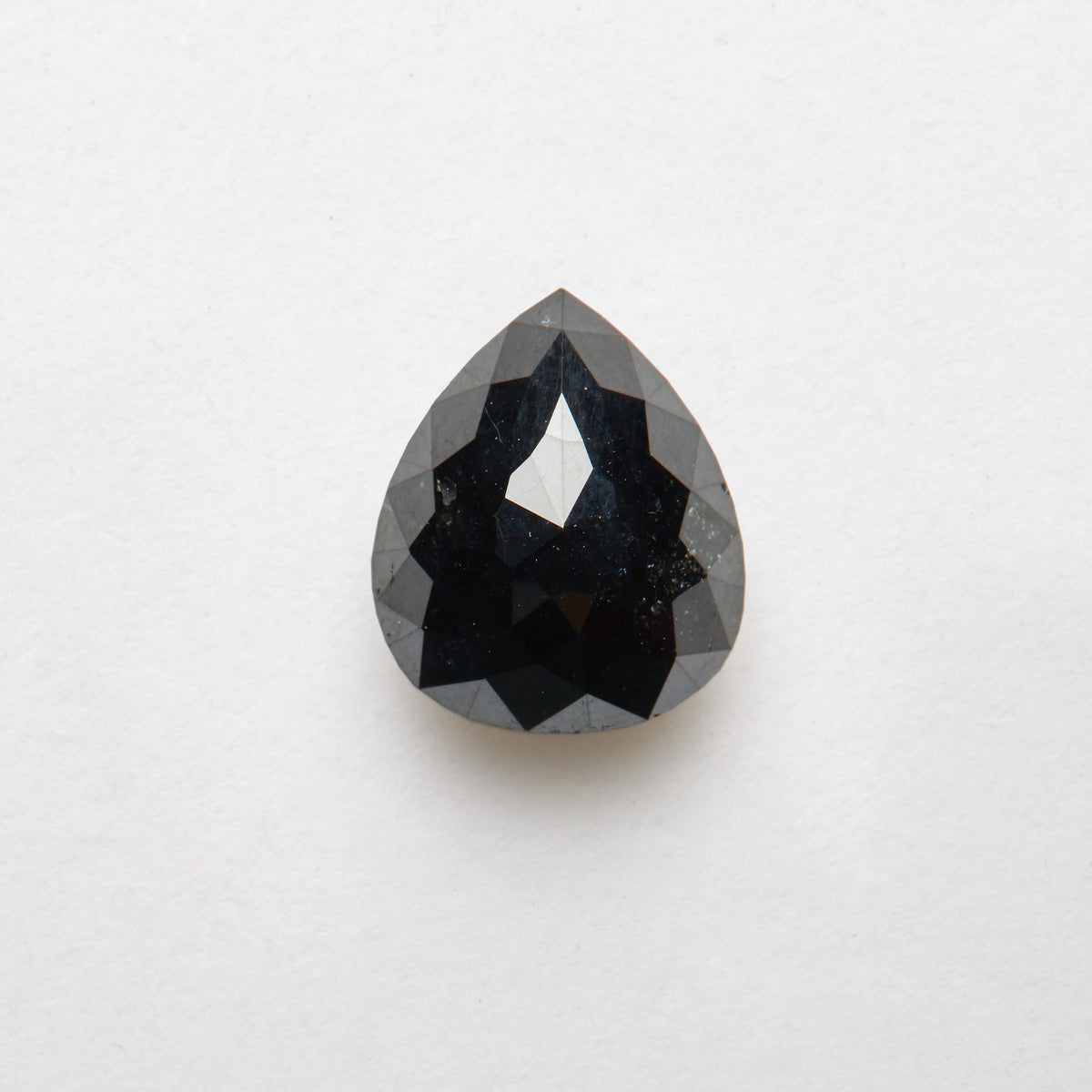 2.25 ct Pear Cut Salt and Pepper Diamond