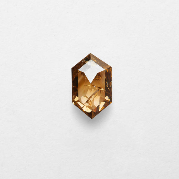 1.02 ct Hexagon Cut Salt and Pepper Diamond
