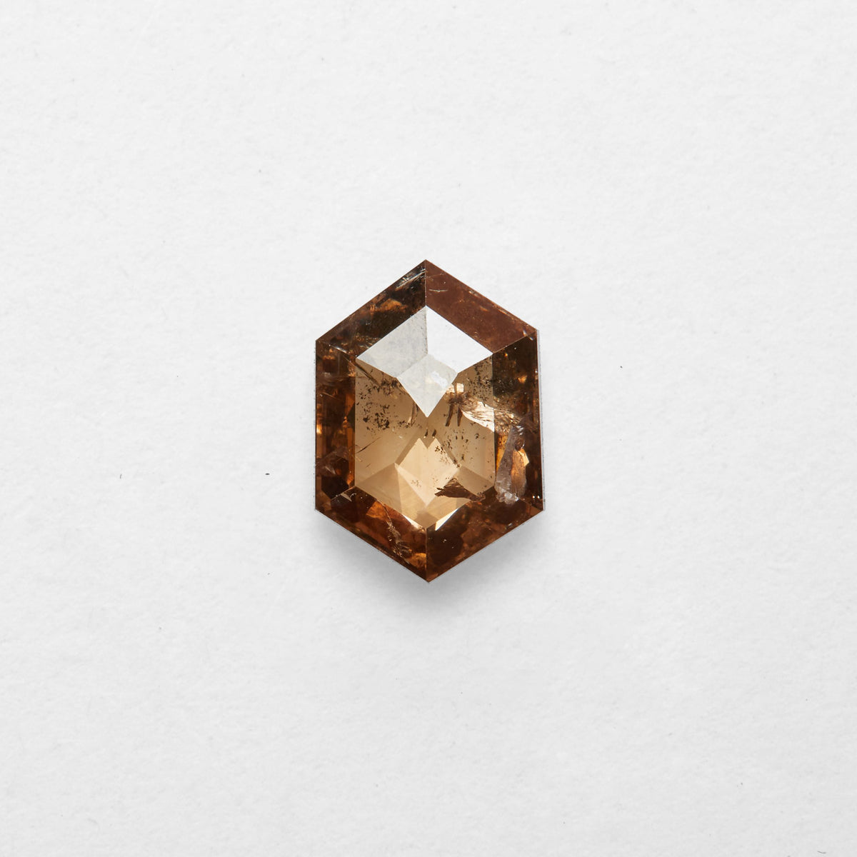 0.72 ct Hexagon Salt and Pepper Diamond